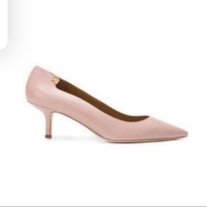 TORY BURCH Sea Shell Pink Pointed-Toe Elizabeth 40mm Baby Calf Pump